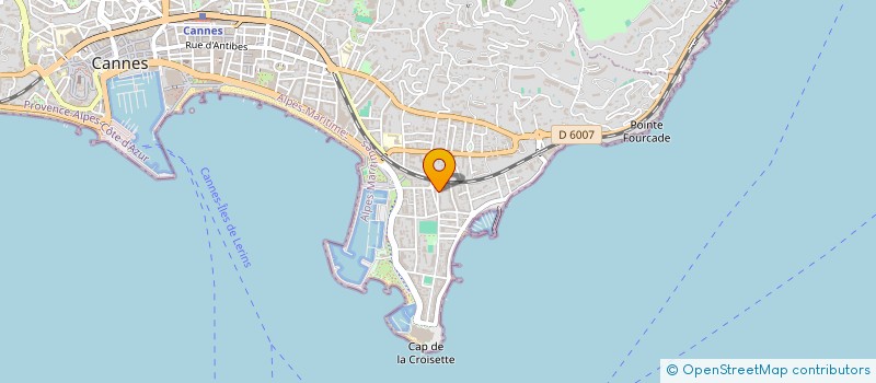 localisation de l'entreprise DROG'CROISETTE à CANNES