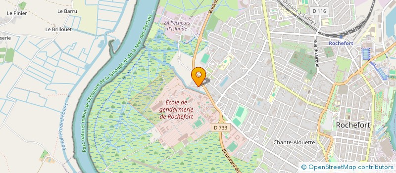 localisation de l'entreprise DROGIREP IO  ROCHEFORT