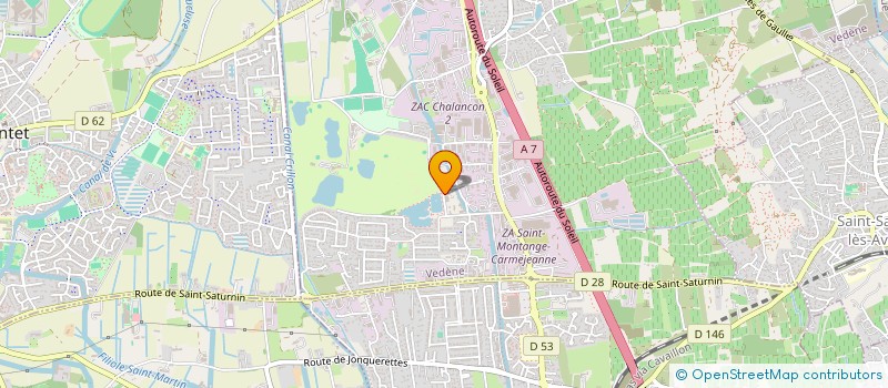 localisation de l'entreprise DROGUE  VEDENE