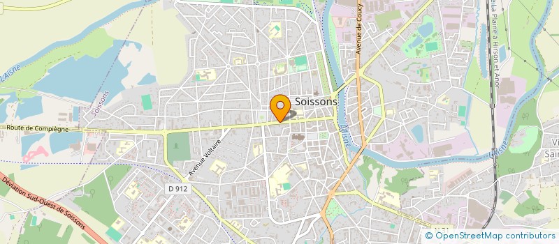localisation de l'entreprise DROGUERIE BAROTEAUX à SOISSONS