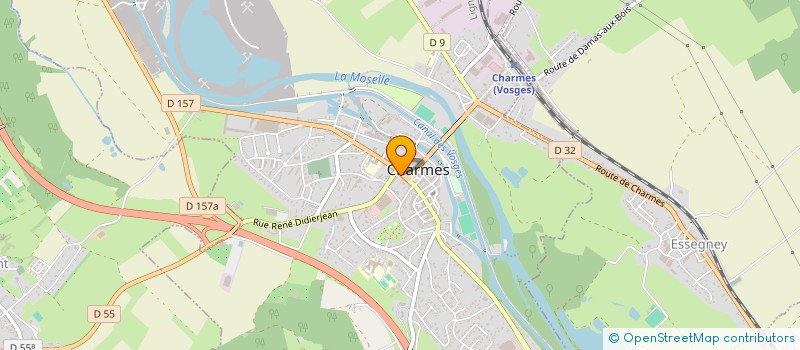 localisation de l'entreprise DROGUERIE DE CHARMES  CHARMES