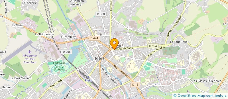 localisation de l'entreprise DROGUERIE DES CINQ BECS à FLERS