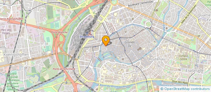 localisation de l'entreprise DROGUERIE DU CYGNE à STRASBOURG