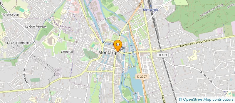 localisation de l'entreprise DROGUERIE DU LOING à MONTARGIS