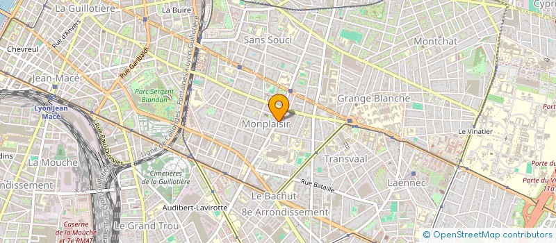 localisation de l'entreprise DROGUERIE LUMIERE à LYON