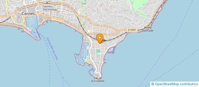 localisation de l'entreprise DROGUERIE QUINCAILLERIE DE LERINS à CANNES
