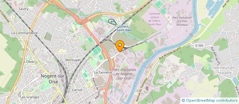 localisation de l'entreprise DROGUERIE REGIONALE DE L'OISE à NOGENT-SUR-OISE