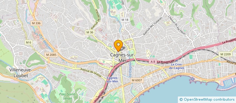 localisation de l'entreprise DROGUERIE REVELLI à CAGNES-SUR-MER