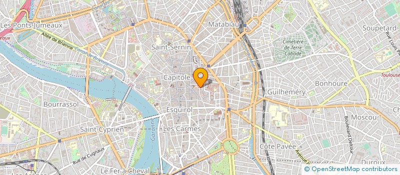 localisation de l'entreprise DROGUERIE TAVERNE à TOULOUSE