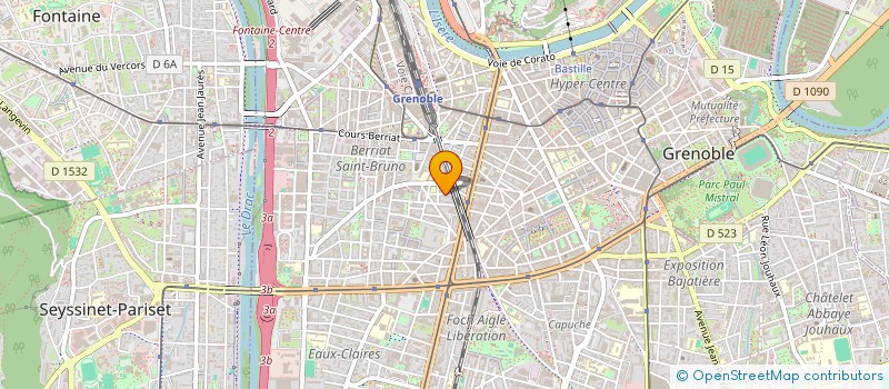localisation de l'entreprise DROIT AU LOGEMENT ISERE à GRENOBLE
