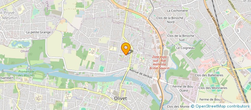 localisation de l'entreprise DROIT AU MINIMUM SOCIAL CULTUREL UNIVERSEL à OLIVET