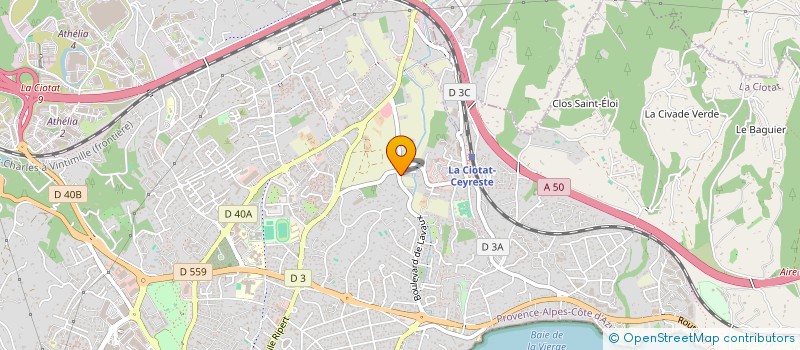 localisation de l'entreprise DROIT AU RIRE  LA CIOTAT