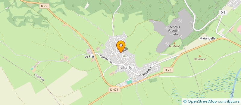 localisation de l'entreprise DROIT D'ENTREE  CHAFFOIS