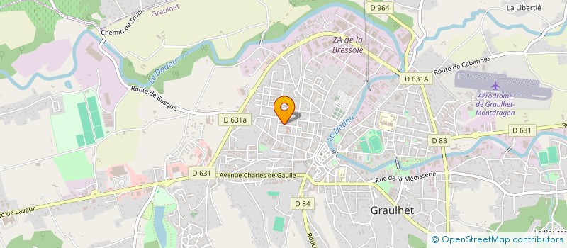 localisation de l'entreprise DROIT DE CITE GRAULHET  GRAULHET