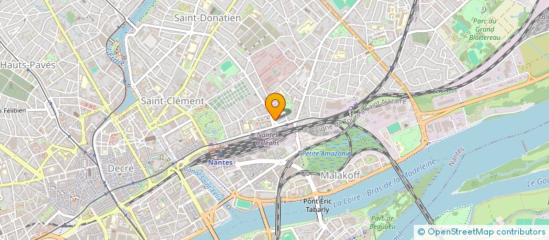 localisation de l'entreprise DROIT DE JOUER à NANTES