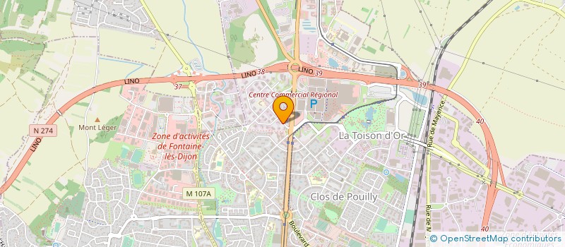 localisation de l'entreprise DROIT DEVELOPPEMENT ET ORGANISATION DES TERRITOIRES (DORGAT) à DIJON