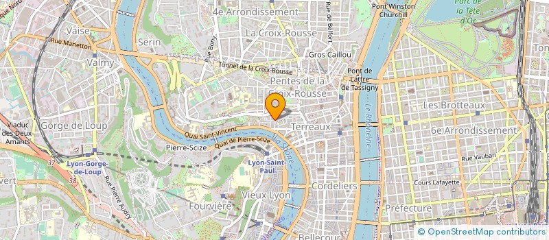 localisation de l'entreprise DROIT EN ACTION à LYON