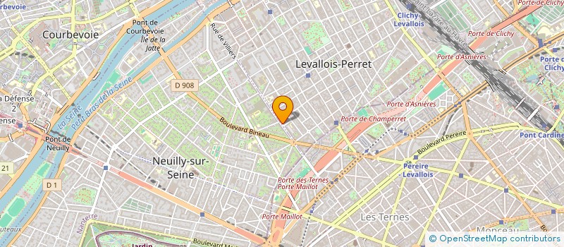 localisation de l'entreprise DROIT ET DEMOCRATIE à LEVALLOIS-PERRET