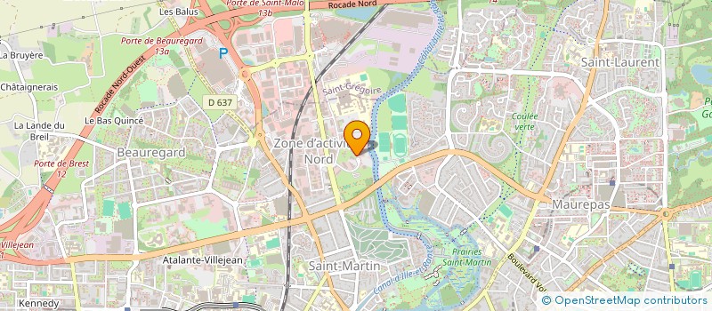 localisation de l'entreprise DROIT ET STRATEGIE D'ENTREPRISE  RENNES