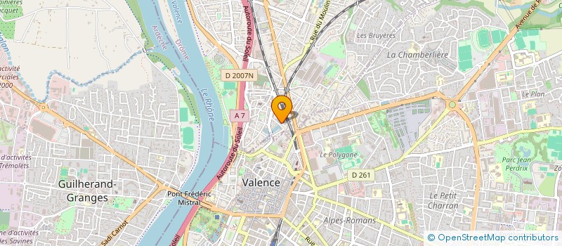 localisation de l'entreprise DROIT POUR TOUS à BOURG LES VALENCE