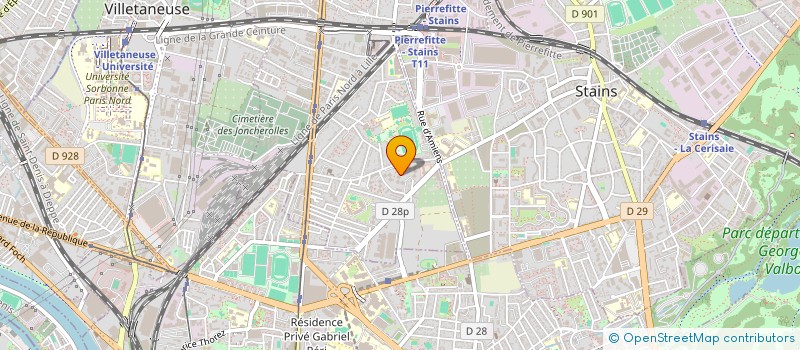 localisation de l'entreprise DROITS EN ACTION à PIERREFITTE-SUR-SEINE