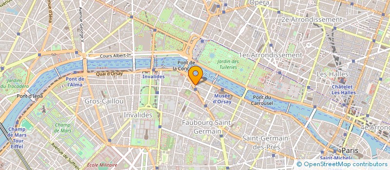 localisation de l'entreprise DROITS ET IMAGES  PARIS