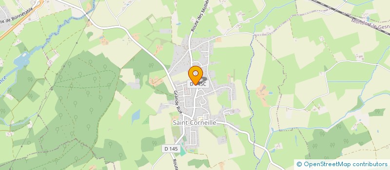 localisation de l'entreprise DROL'MANS CHOUETTE  SAINT-CORNEILLE