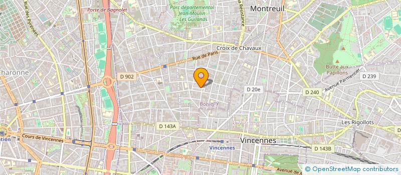 localisation de l'entreprise DROLE DE BUREAU à MONTREUIL