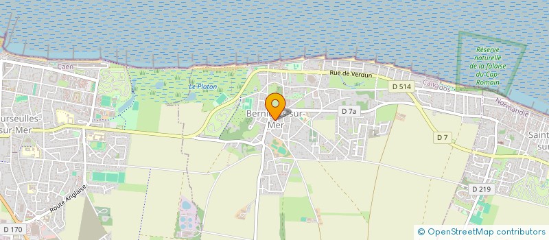 localisation de l'entreprise DROLE DE COMPAGNIE  BERNIERES-SUR-MER