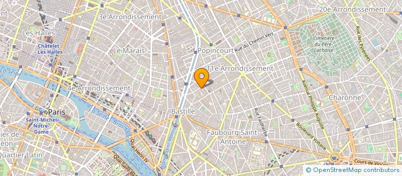 localisation de l'entreprise DROLE DE LUNDI  PARIS