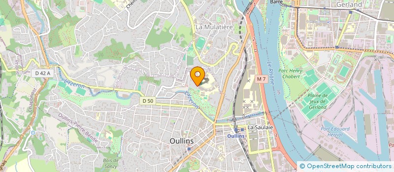 localisation de l'entreprise DROLE DE TRAME  OULLINS-PIERRE-BENITE