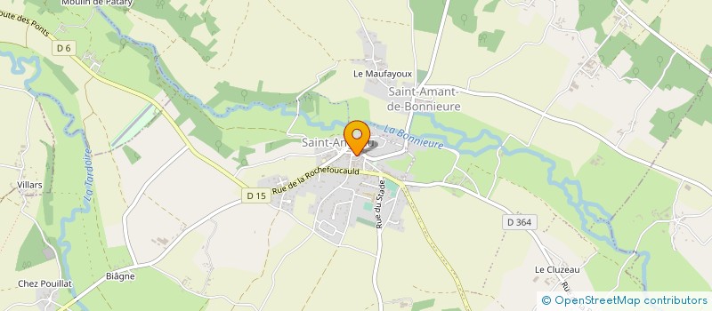 localisation de l'entreprise DROLE ET DROLESSE DE SAT ANGEAU ET ENVIRONS à VAL-DE-BONNIEURE