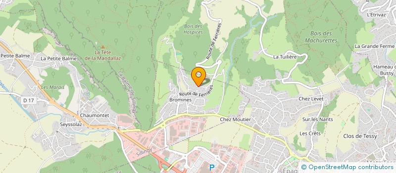 localisation de l'entreprise DROLES DE DAMES  SILLINGY