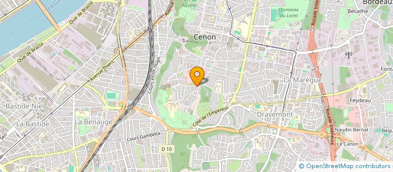 localisation de l'entreprise DROLES DE DAMES  CENON