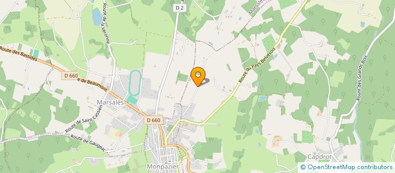 localisation de l'entreprise DROLES DE DINDES  CAPDROT