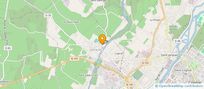 localisation de l'entreprise DROLES DE JAVREZAC  JAVREZAC