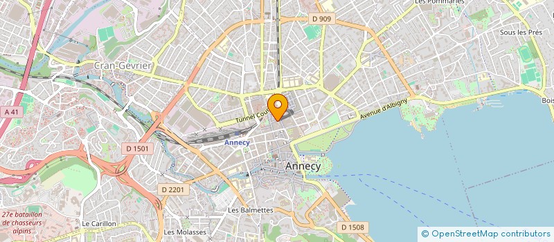 localisation de l'entreprise DROLES DE RAMES à ANNECY