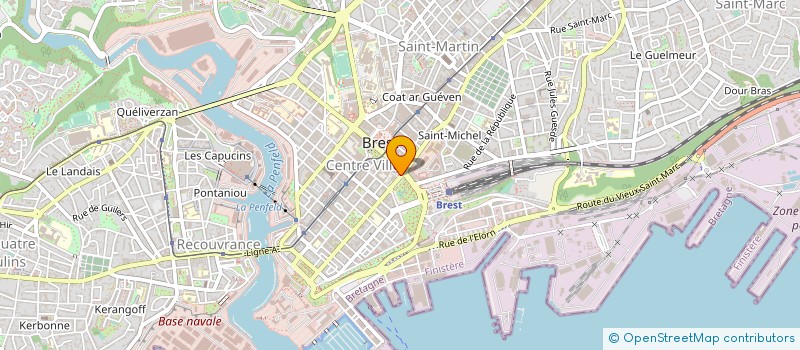 localisation de l'entreprise DROM à BREST