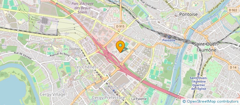 localisation de l'entreprise DROM à PONTOISE