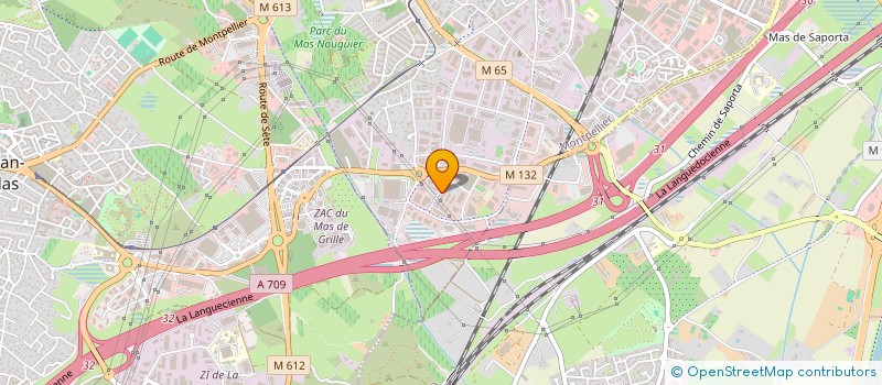 localisation de l'entreprise DROM SPORT à MONTPELLIER