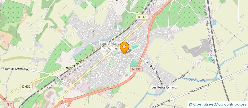 localisation de l'entreprise DROM'SUC à SAINT-MARCEL-LES-VALENCE