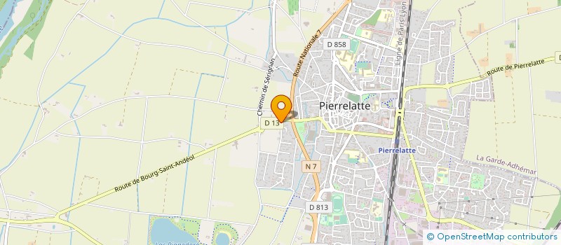 localisation de l'entreprise DROMAEPY  PIERRELATTE