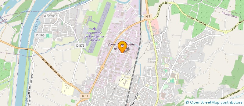 localisation de l'entreprise DROMATISS à MONTELIMAR