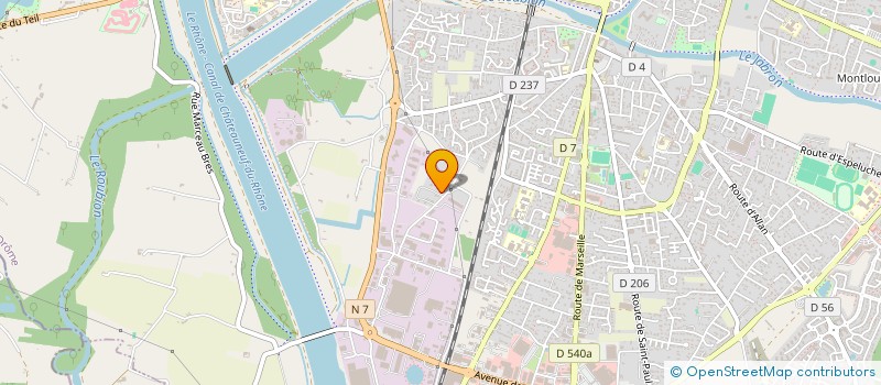 localisation de l'entreprise DROME BATTERIES  MONTELIMAR