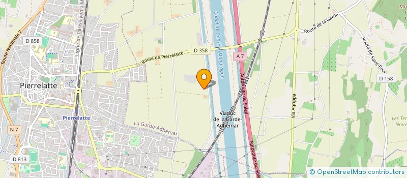 localisation de l'entreprise DROME BETON CELLULAIRE  PIERRELATTE