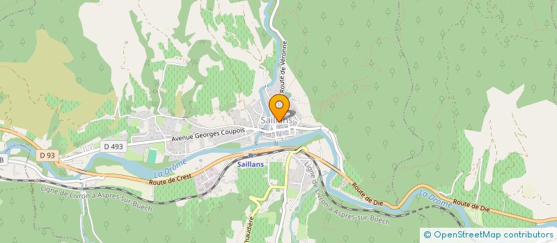 localisation de l'entreprise DROME DECOUVERTE  SAILLANS