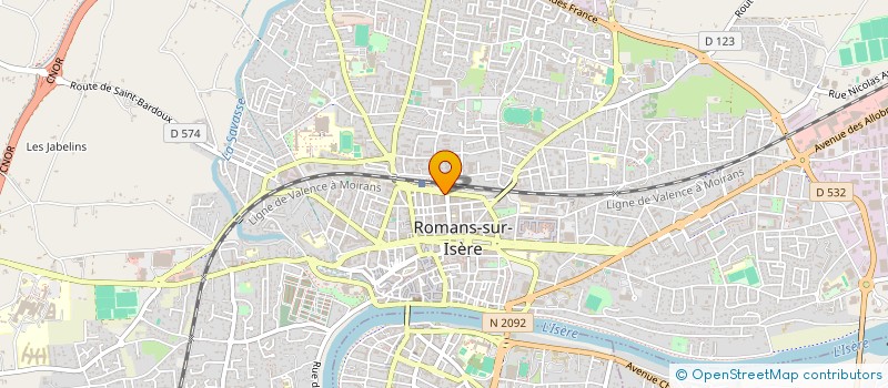 localisation de l'entreprise DROME ENCHERES  ROMANS-SUR-ISERE