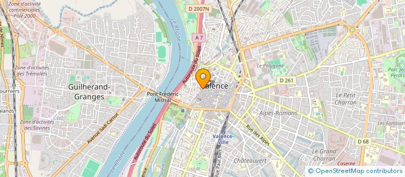 localisation de l'entreprise DROME ENFANTS SERVICES SPECIALISES à VALENCE