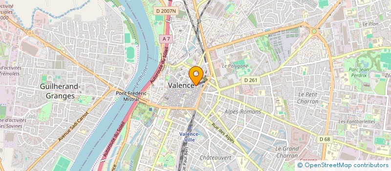 localisation de l'entreprise DROME EVENTS à VALENCE