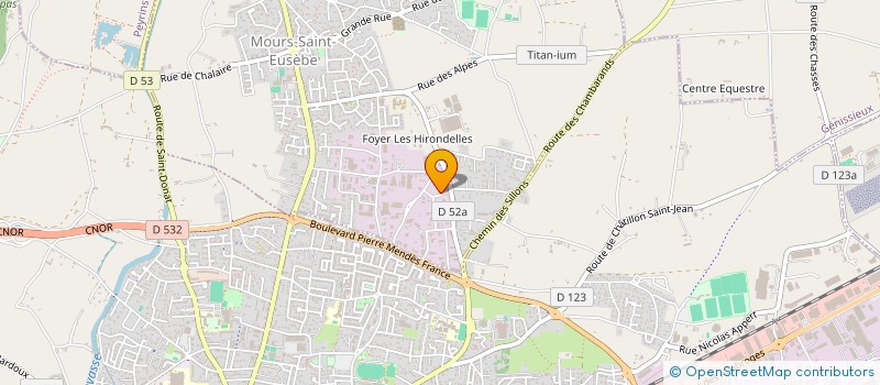 localisation de l'entreprise DROME LOCATION à MOURS-SAINT-EUSEBE